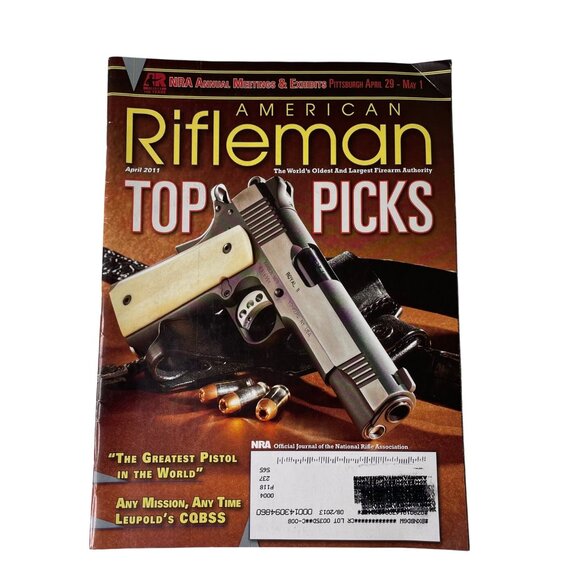 American Rifleman NRA Magazine April 2011 Vol 159 No 4 u National Rifle Associat - Picture 1 of 12
